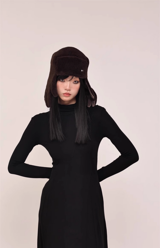 Barbie Pink Fur Ushanka Hat　X3436