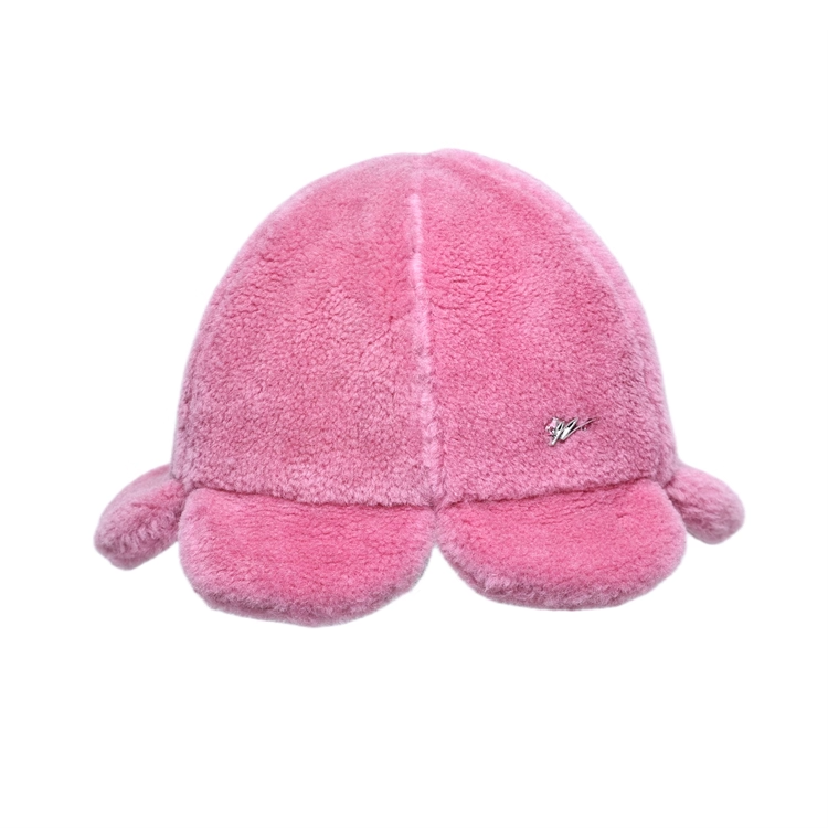 Fuzzy Flower Bucket Hat　X3433