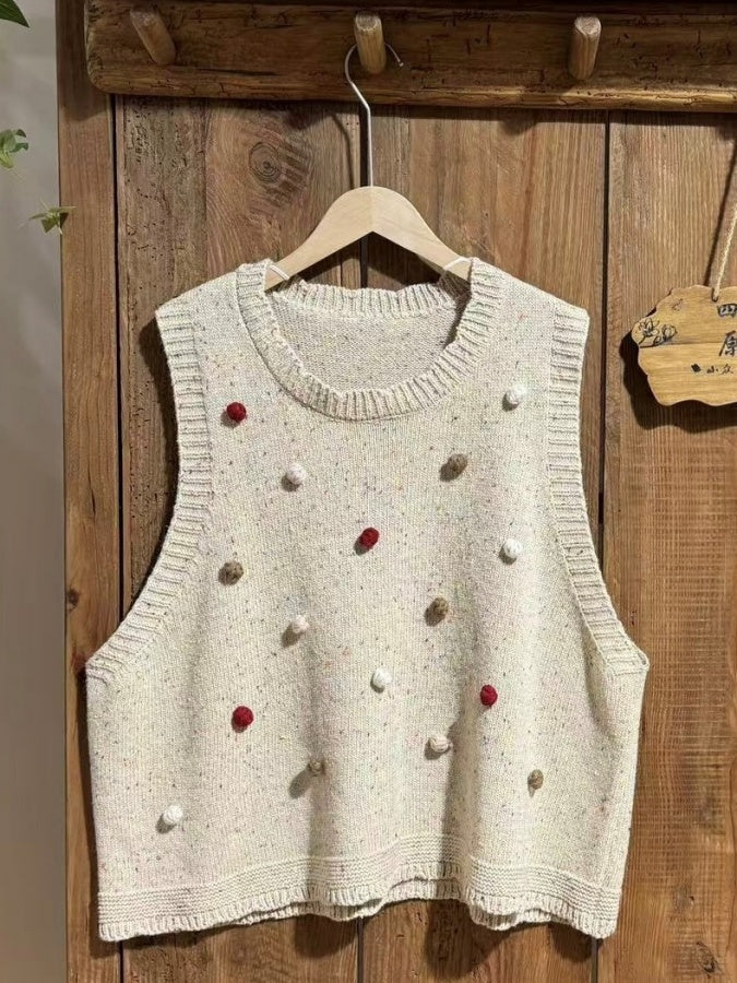 Decorative Knit Vest X2962