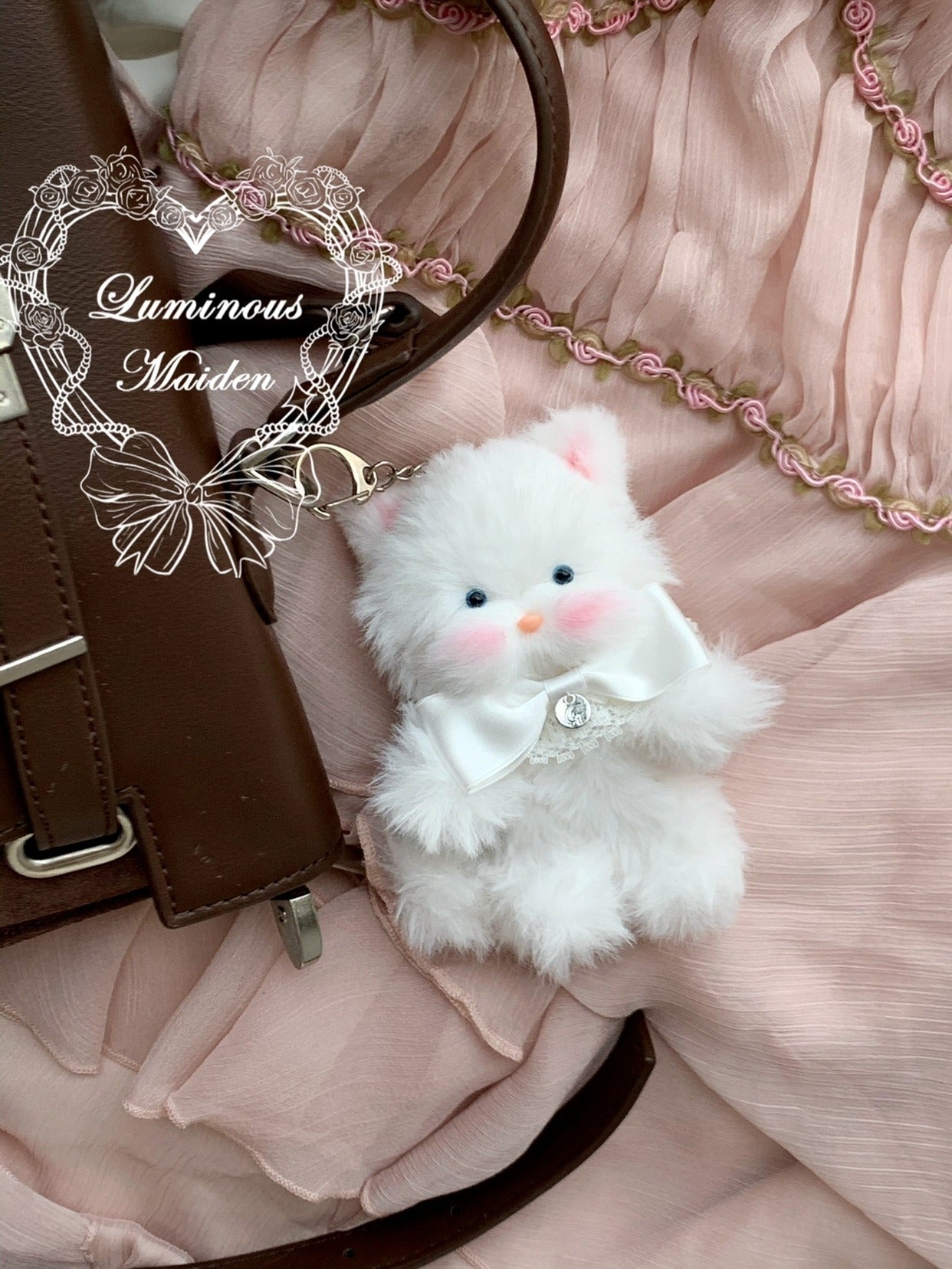 Original Cute Kitten Doll Bag Pendant　X3146