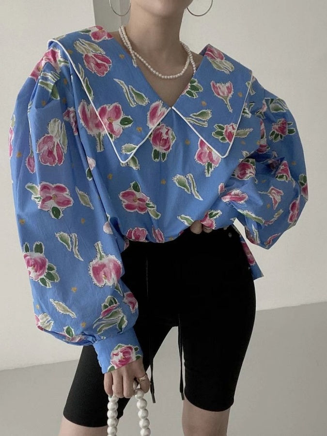 Elegance Floral Blouse X2685