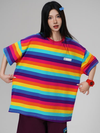 Vivid Border T-shirt X2728