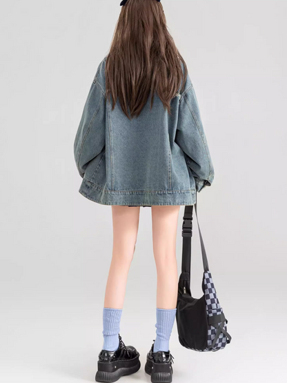 Art Denim Jacket　X3376