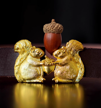 復古皮革皮帶，配雕刻松鼠扣 X3446