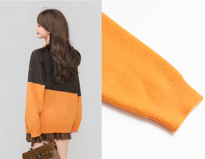 高級貓咪提花針織毛衣 X3451