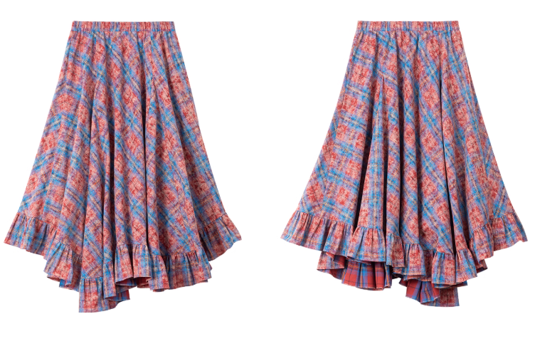 Washed Patchwork Boat-Neck Top X3454