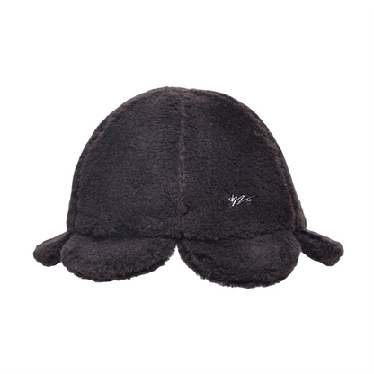 Fuzzy Flower Bucket Hat　X3433