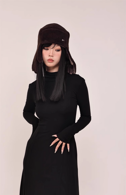 Barbie Pink Fur Ushanka Hat　X3436