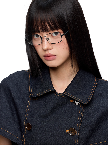 Vintage Denim Shirt Dress　X3332