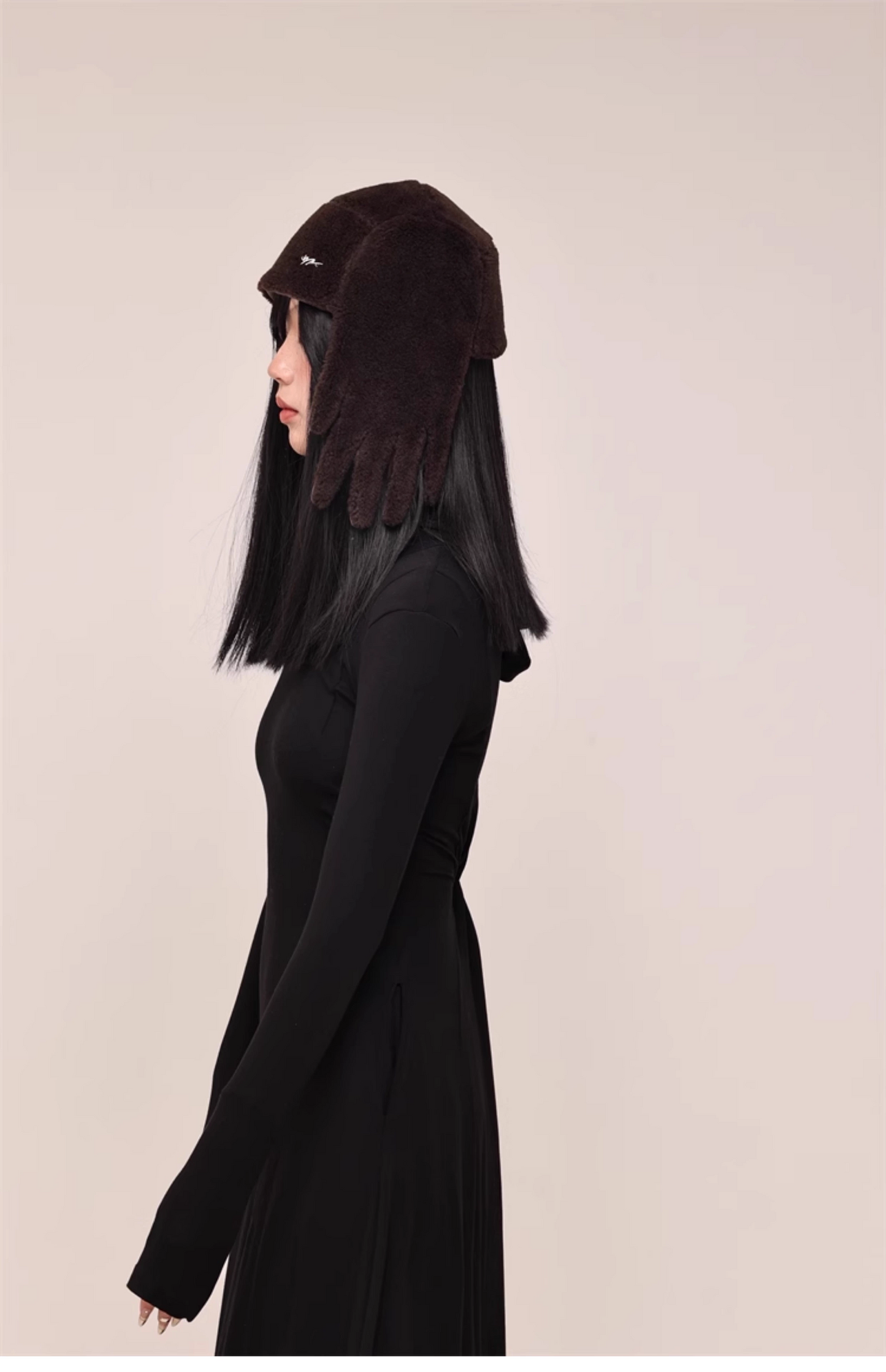 Barbie Pink Fur Ushanka Hat　X3436