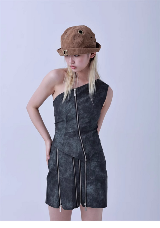 Sculpted Metal-Ring Bucket Hat　X3437