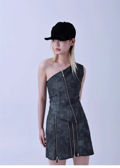 Y2K Curved-Brim Red Riding Hood Cap　X3440