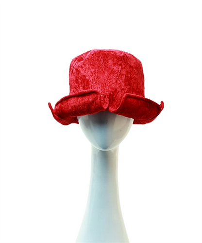 Petal-Shape Sculpted Bucket Hat　X3439