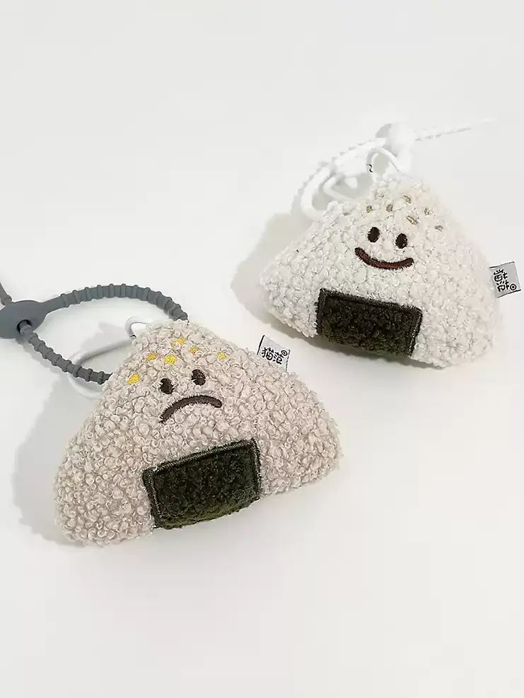 Mini rice ball doll cute keychain pendant　X3140