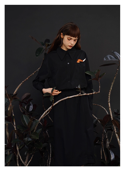 藝術刺繡男女通用襯衫 X3445