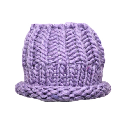 Icelandic Hand-Knitted Wool Beanie Neck Warmer　X3442