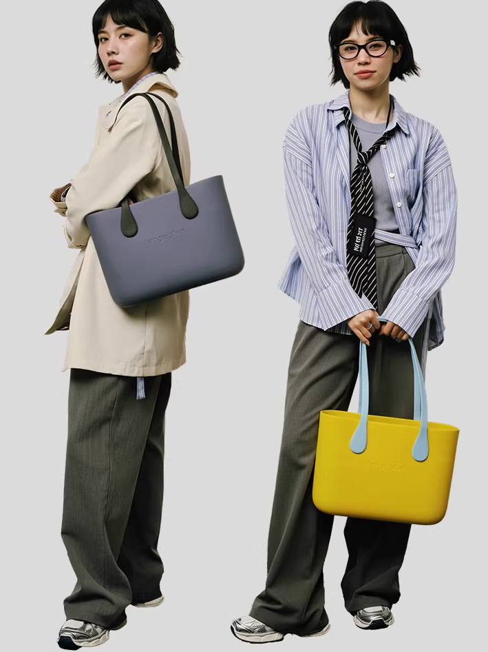 Large Capacity Lightweight EVA Tote Bag with Pouch　X3527