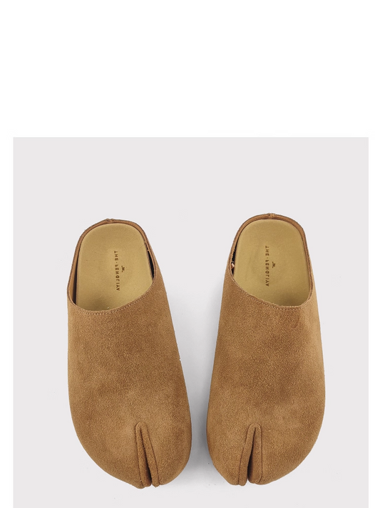 Split-Toe Birken Style Platform Mules X3327
