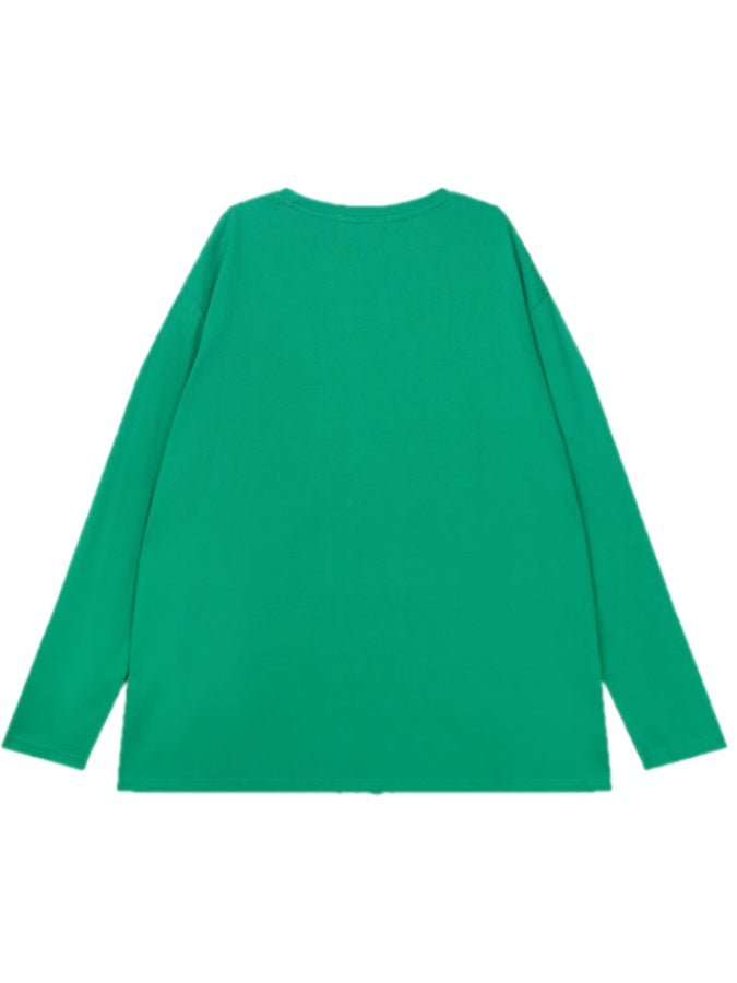 Color Slash Long Sleeve T-Shirt X2691