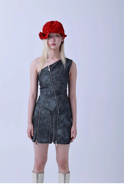 Retro Sculpted Brim Bucket Hat　X3438