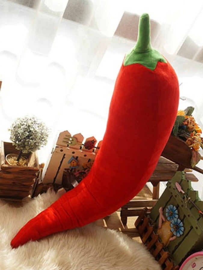蔬菜玩具辣椒圖案枕墊織物內裝 X2591