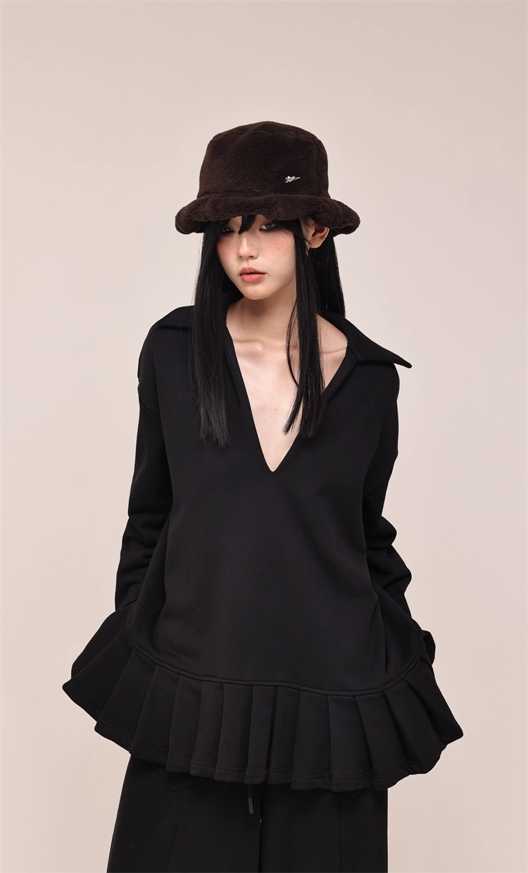 Fuzzy Warm Bucket Hat　X3434