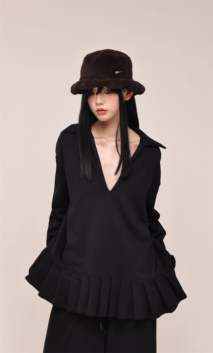 Fuzzy Warm Bucket Hat　X3434