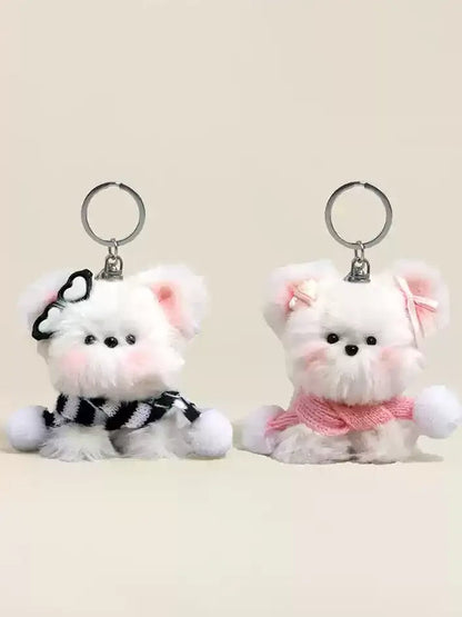 Cute puppy bag pendant keychain　X3076