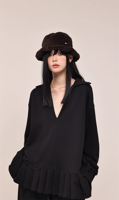 Fuzzy Warm Bucket Hat　X3434