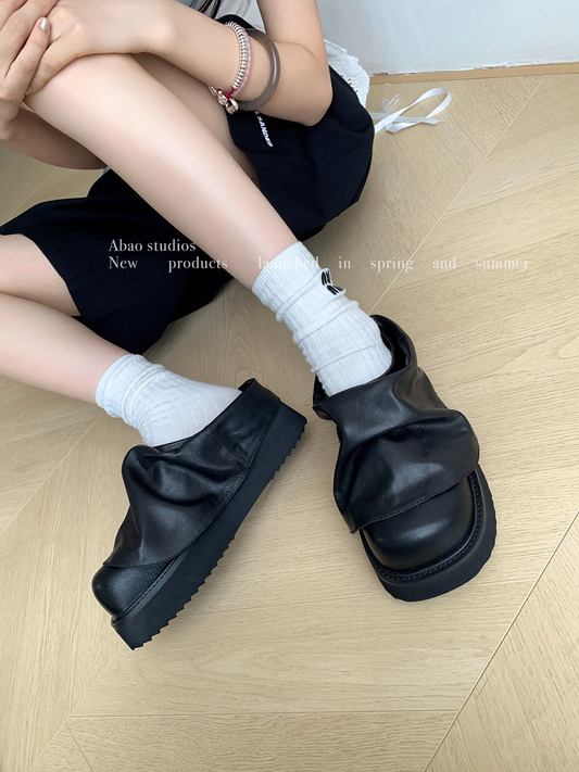 Platform Slip-On Mules X3326