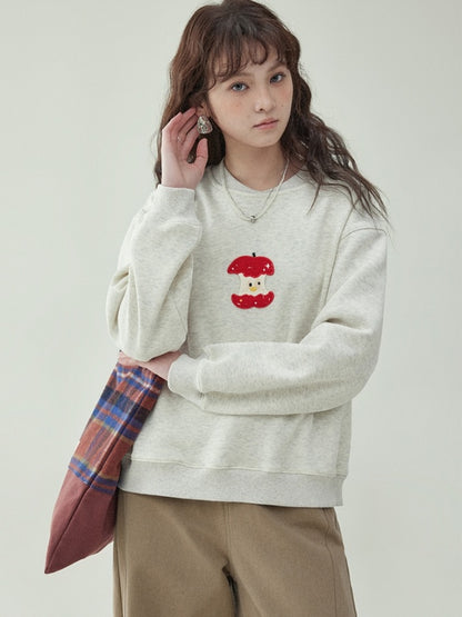 Apple Applique Pullover X2983