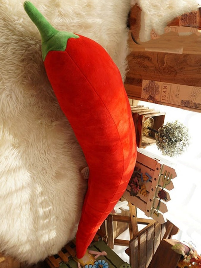 蔬菜玩具辣椒圖案枕墊織物內裝 X2591