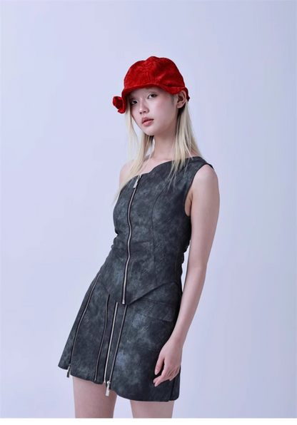 Retro Sculpted Brim Bucket Hat　X3438