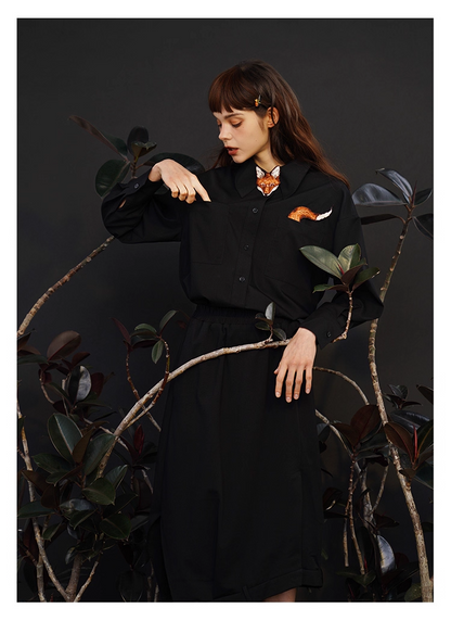 藝術刺繡男女通用襯衫 X3445