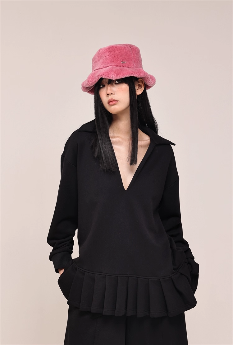 Fuzzy Warm Bucket Hat　X3434