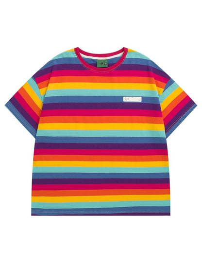 Vivid Border T-shirt X2728