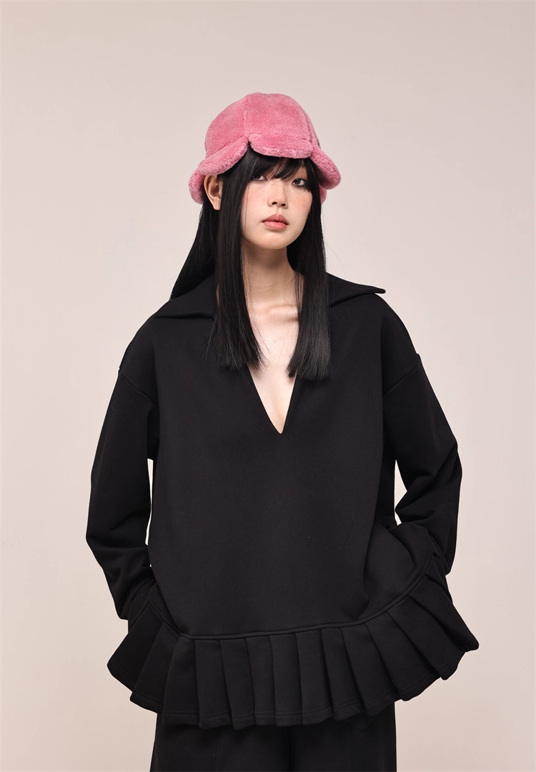 Fuzzy Flower Bucket Hat　X3433