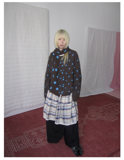 Green Colorblock Sweatshirt　X3419