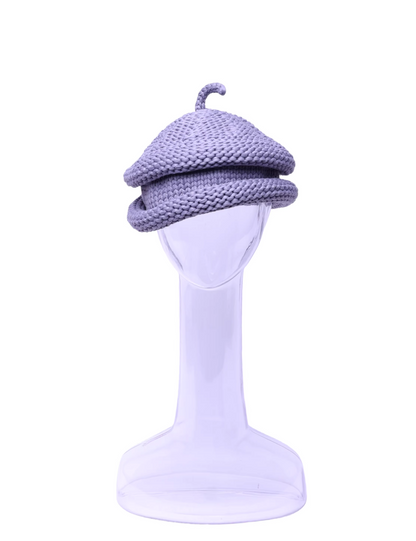 Chunky-Yarn Crochet Beret　X3502