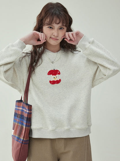 Apple Applique Pullover X2983