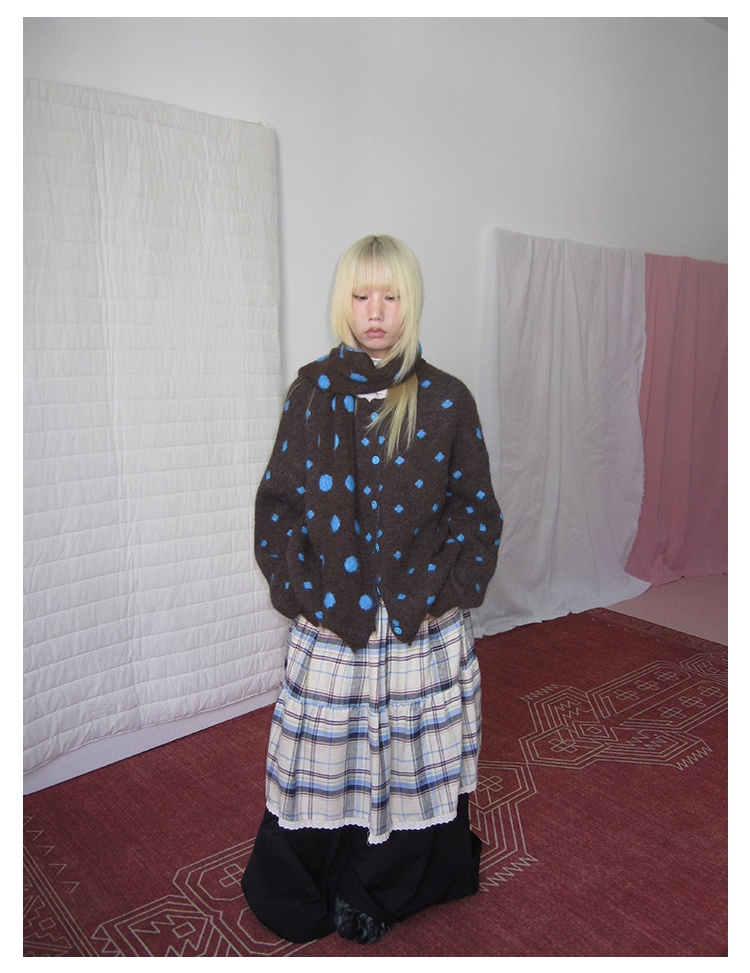 Green Colorblock Sweatshirt　X3419