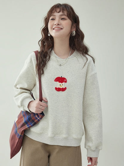 Apple Applique Pullover X2983