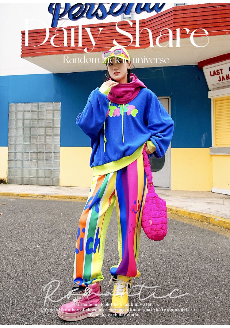 Blue Letter Dopamine Hoodie　X3411