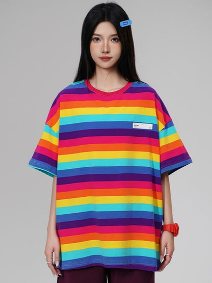 Vivid Border T-shirt X2728