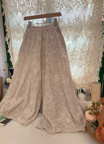 Vintage Inspired Loose Wide-Leg Lantern Pants　X3363