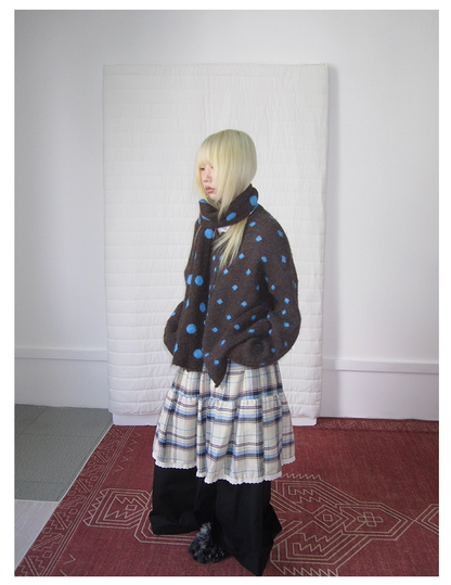 Green Colorblock Sweatshirt　X3419