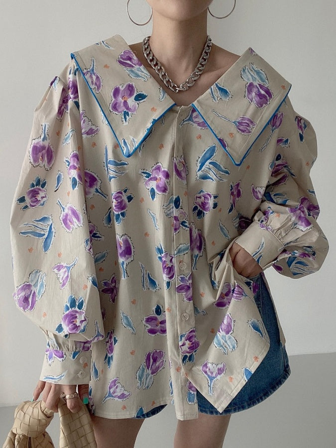 Elegance Floral Blouse X2685