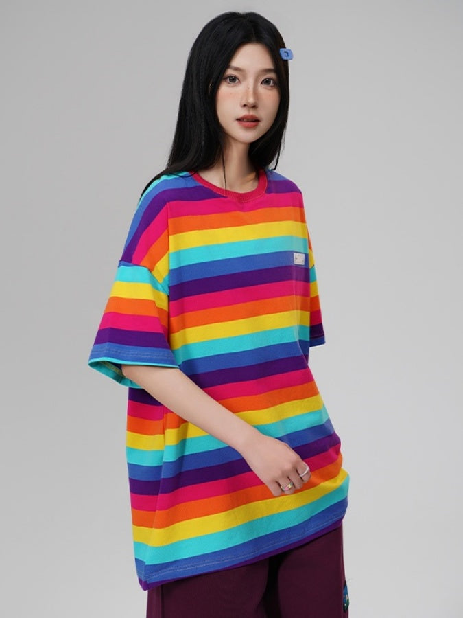 Vivid Border T-shirt X2728