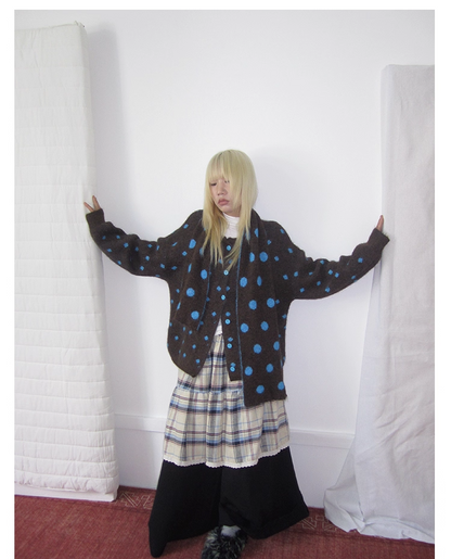 Green Colorblock Sweatshirt　X3419