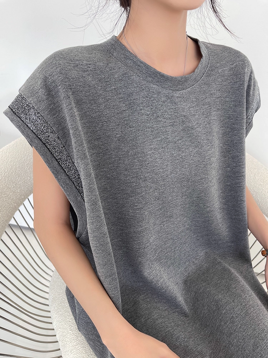 Summer French Sleeve T-shirt Dress X3307